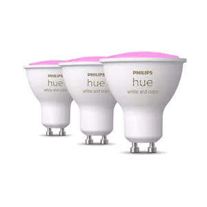 Philips Hue balta un krāsaina atmosfēras gaisma GU10 — viedais virziena gaismeklis — (3 gab. iepakojumā)