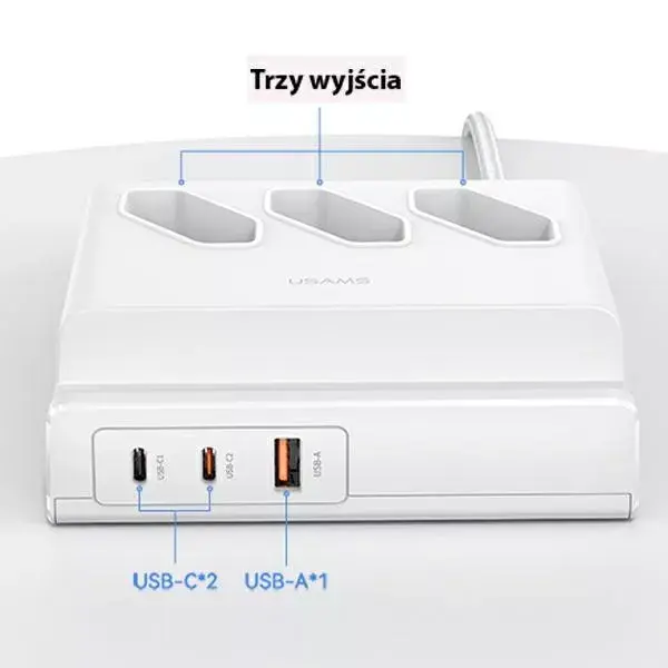 Power strip usams CC160TC01 65W Super Si Photo 5