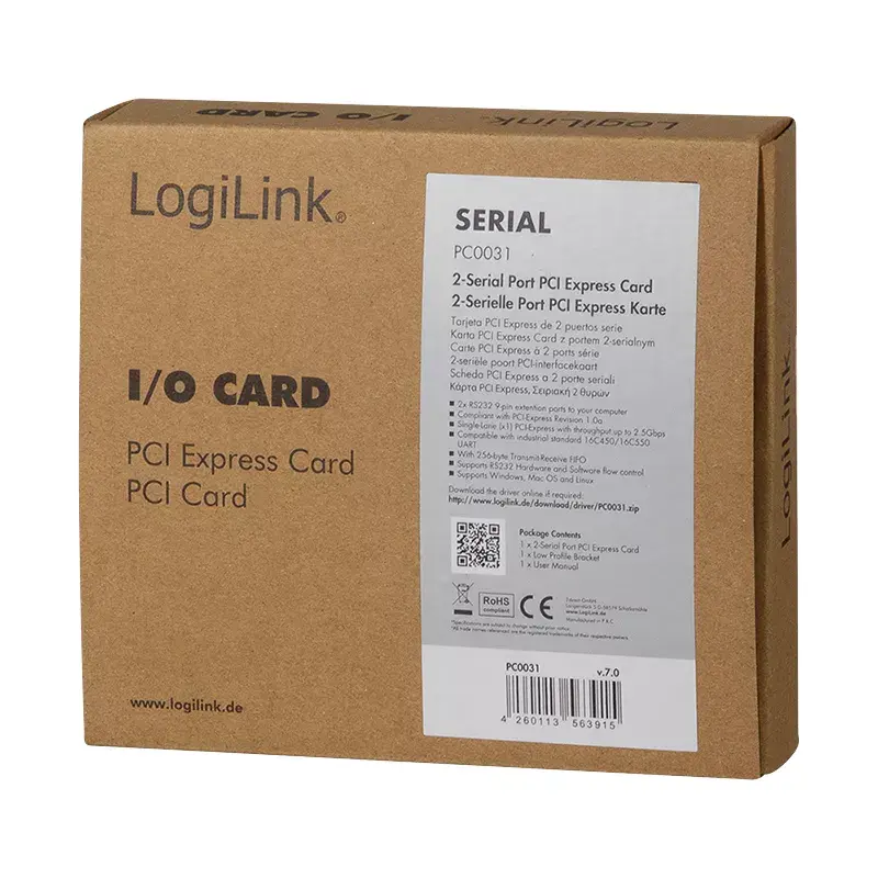 LOGILINK PC0031 PCIe saskarnes karte Photo 5