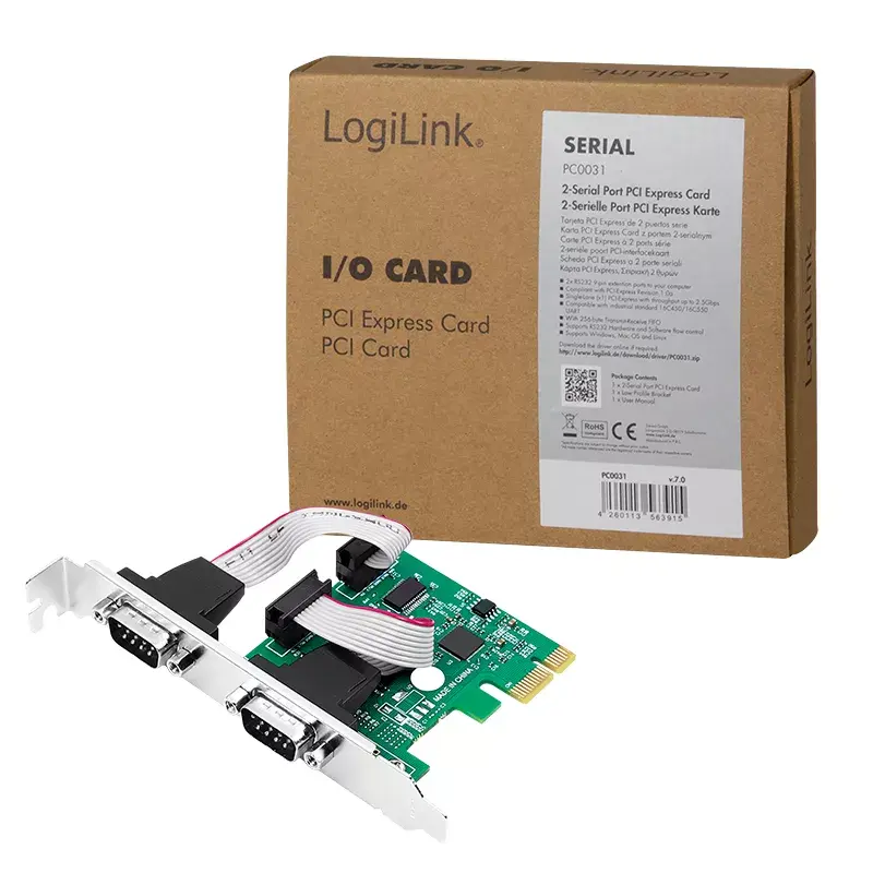 LOGILINK PC0031 PCIe saskarnes karte Photo 6
