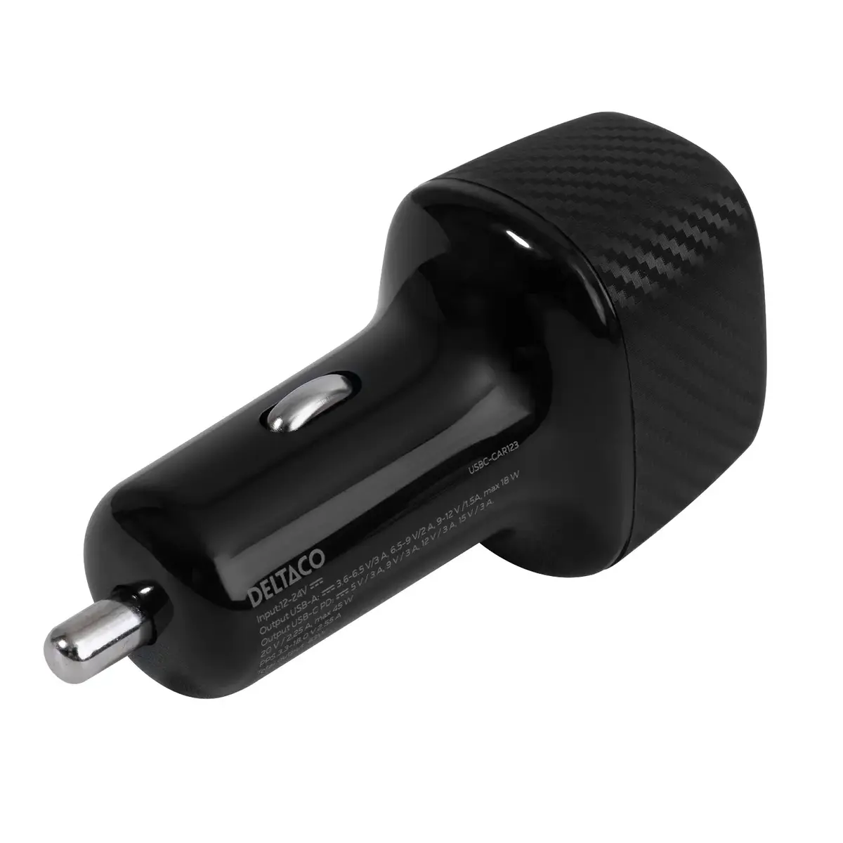 Car Charger Deltaco USBC-CAR123 Photo 2