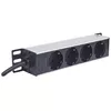 Сетевой фильтр INTELLINET 10" 1U 4‑розетки Photo 2