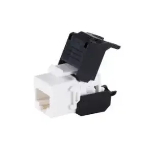 Microconnect KEYSTONE-16 keystone module Flat Black RJ-45