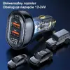 Авто зарядка usams CC159CC02 — 2×USB + 1×USB-C, 80W Photo 2