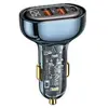 Авто зарядка usams CC159CC02 — 2×USB + 1×USB-C, 80W Photo 8