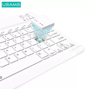 Keyboard case usams Winro for iPad Pro 11" — purple cover, white detachable keyboard