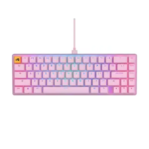 Glorious PC Gaming Race GMMK 2 keyboard USB US International Pink 65% Mechanical RGB