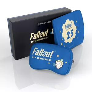 Neck pillow/Lumbar pillow noblechairs Fallout 25th Anniversary Edition Blue 2 pc(s)