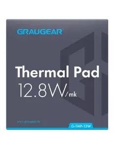 Siltuma līme (siltumvadītspējas savienojums) GrauGear G-TMP-13W — 12.8 W/m·K, pelēks, 45×100×1 mm