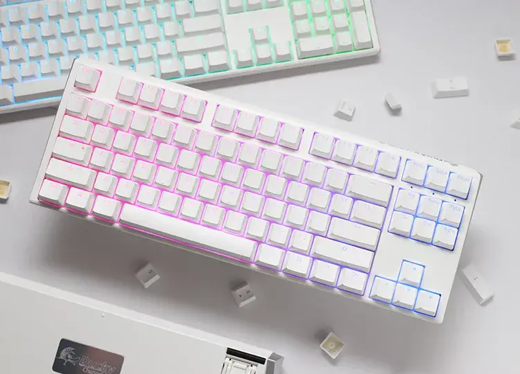 Gaming Keyboard Ducky One 3 Classic Pure White TKL Photo 10