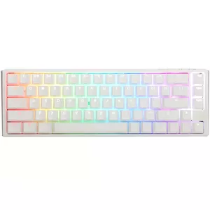 Ducky One 3 Classic Pure White SF Keyboard Gaming USB German Mechanical 67 Keys RGB