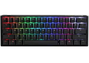 Mechanical Mini Keyboard Ducky One 3 Classic Mini — 61-key, USB, RGB, German layout, Black/White
