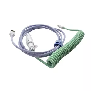 Ducky Premicord USB cable 1.8 m USB A USB C Blue Green