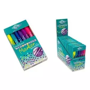 Augšsvītras pildspalvas WEDO WONDER 252330699 dažādas krāsas, komplekts 6 gab.
