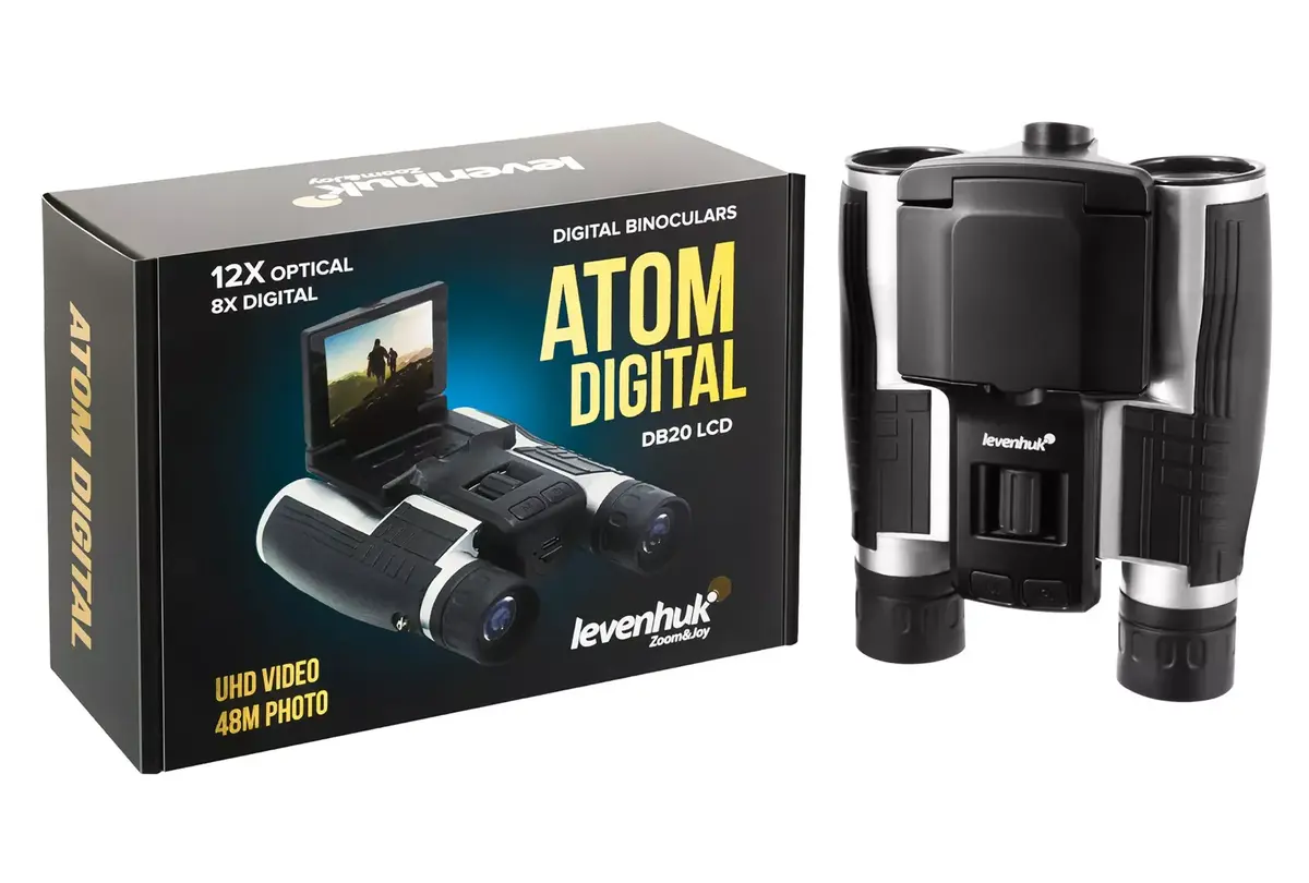 Бинокль Levenhuk Atom DB20 — 20×, 2 МП камера Photo 10