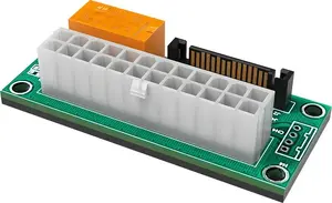 Power adapter board Akasa AK-CBPW28-KT02 24-pin ATX to SATA power connector