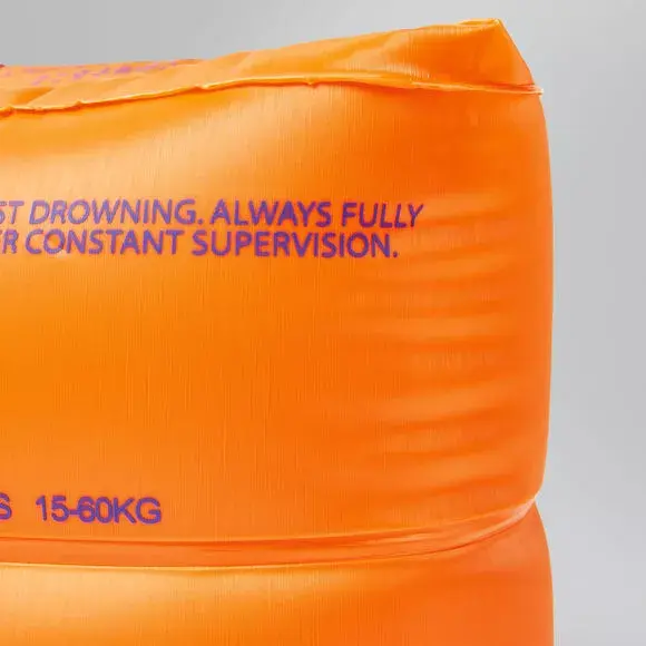 Speedo Roll Up Arm Bands оранжевые нарукавники Photo 3