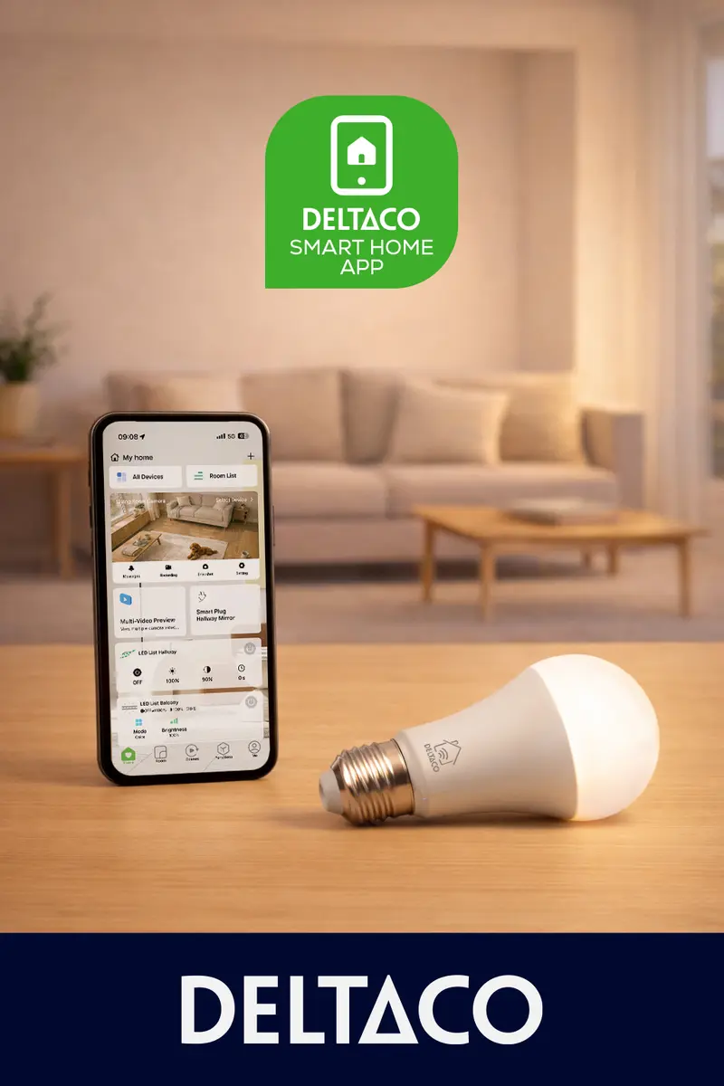 Умная лампа Deltaco SH-LE27CCTC Photo 4