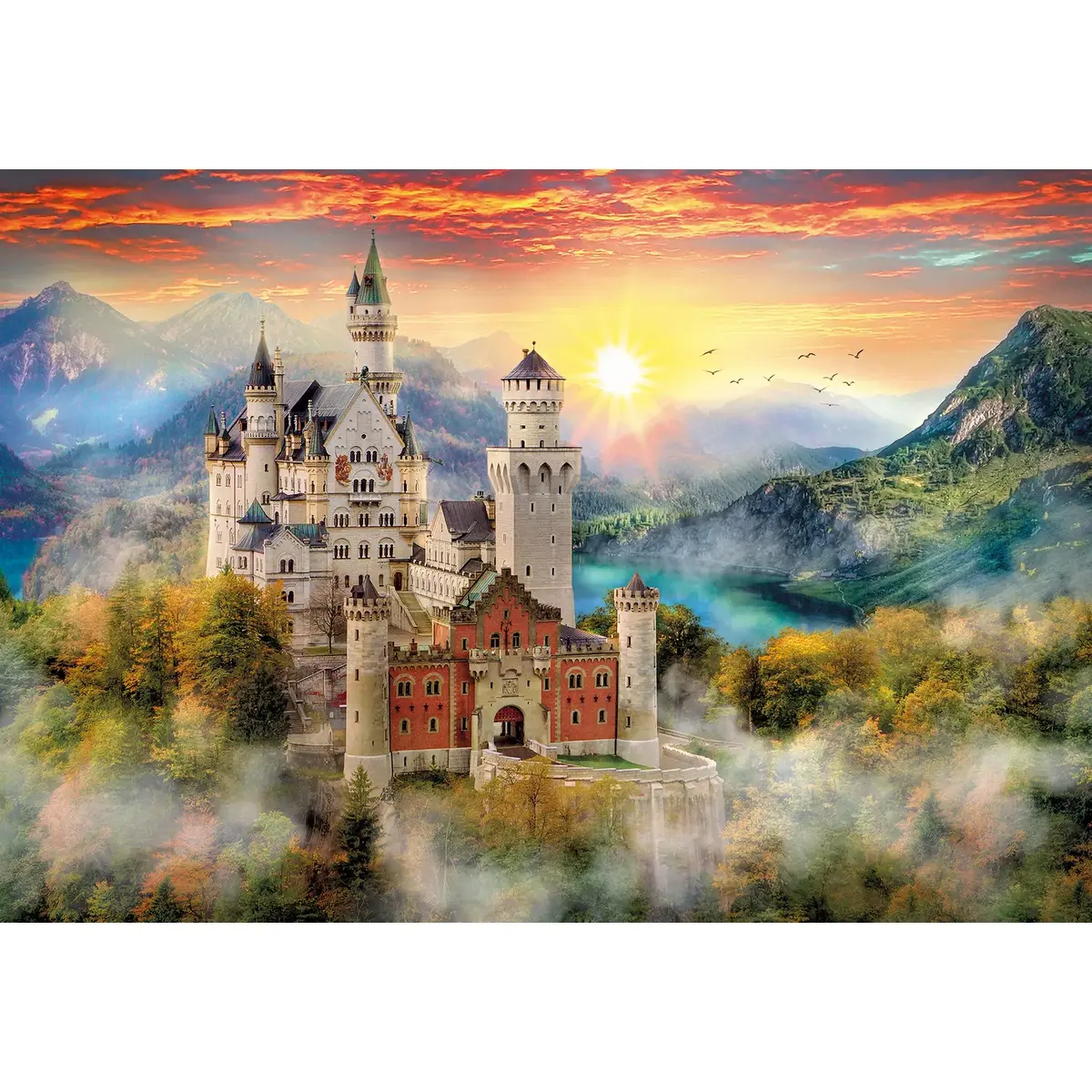 Puzle Clementoni Neuschwanstein Contour Photo 2