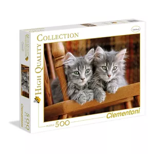 Пазл Clementoni 500 элементов — Котята (Фауна), 335 x 485 мм, возраст 10+