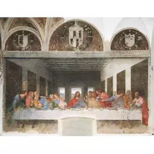 1000 daļu puzle Clementoni Leonardo «The Last Supper», mākslas attēls, platums 677 mm