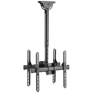 Techly Telescopic Universal Ceiling Support for 2 TV LED LCD 32-55" ICA-CPLB 944D Max weight 90 kg