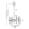 Techly Telescopic Universal Ceiling Support ICA-CPLB 944D Photo 4
