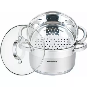 Steamer Klausberg KB-7135, 18 cm stainless steel steamer insert