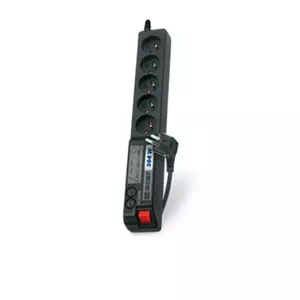 AC Outlet ACAR 504 W Black 5 AC outlet(s) 230 V