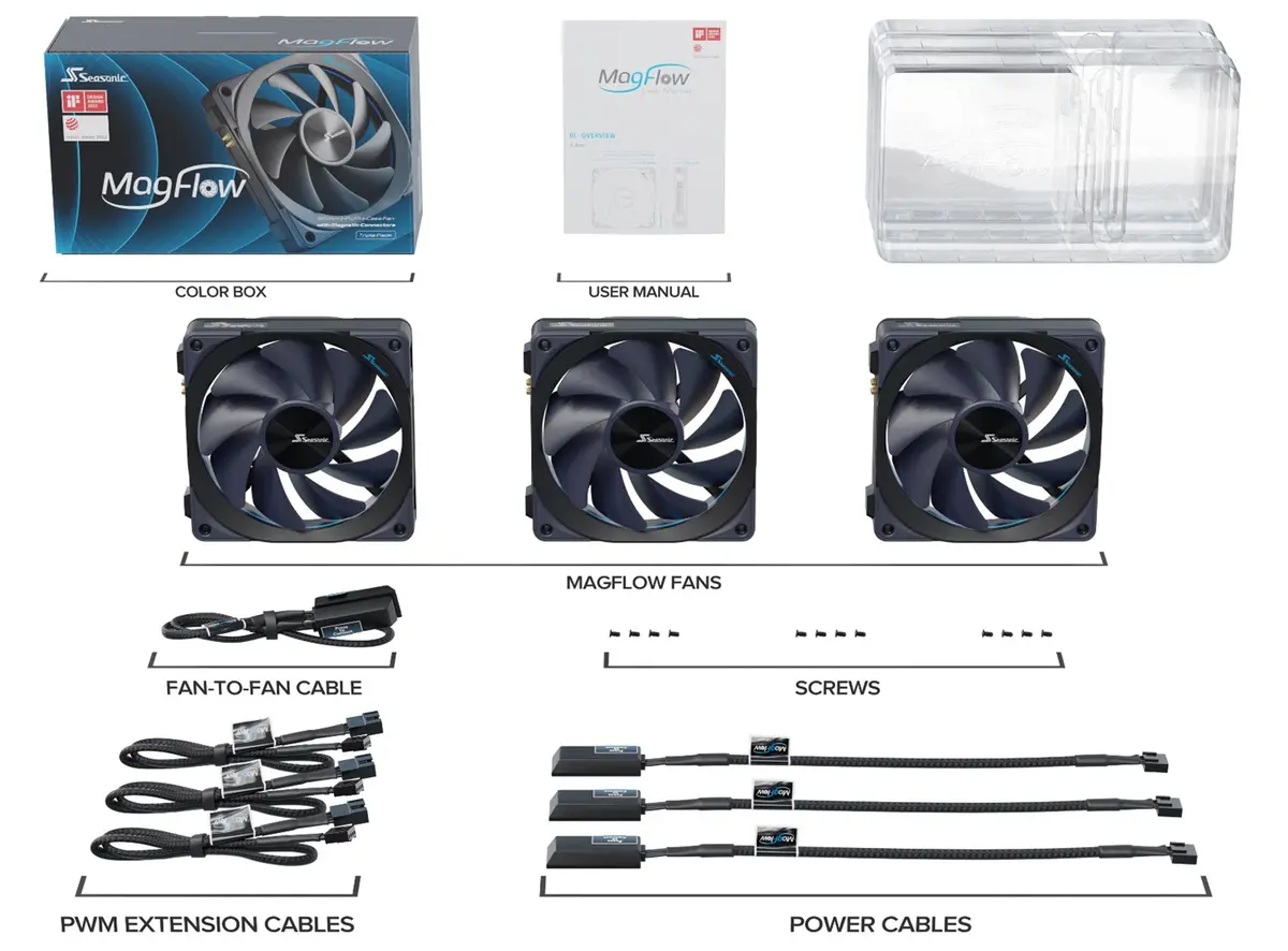 Gaisa dzesētājs Seasonic SF-12025MF-P, SF-12025MF-P, 4711173877592