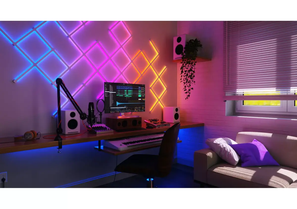 Расширительный комплект Nanoleaf Lines Squared Photo 8