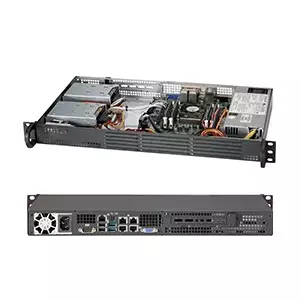 Computer Case Supermicro SC504-203B Mini Tower Black