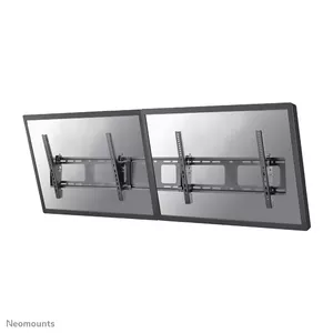 Wall mount for menu board Neomounts NS-WMB200BLACK — for 40"–52" screens, VESA 200x200–600x400, up to 50 kg, tilt 0–20°, swivel 6°