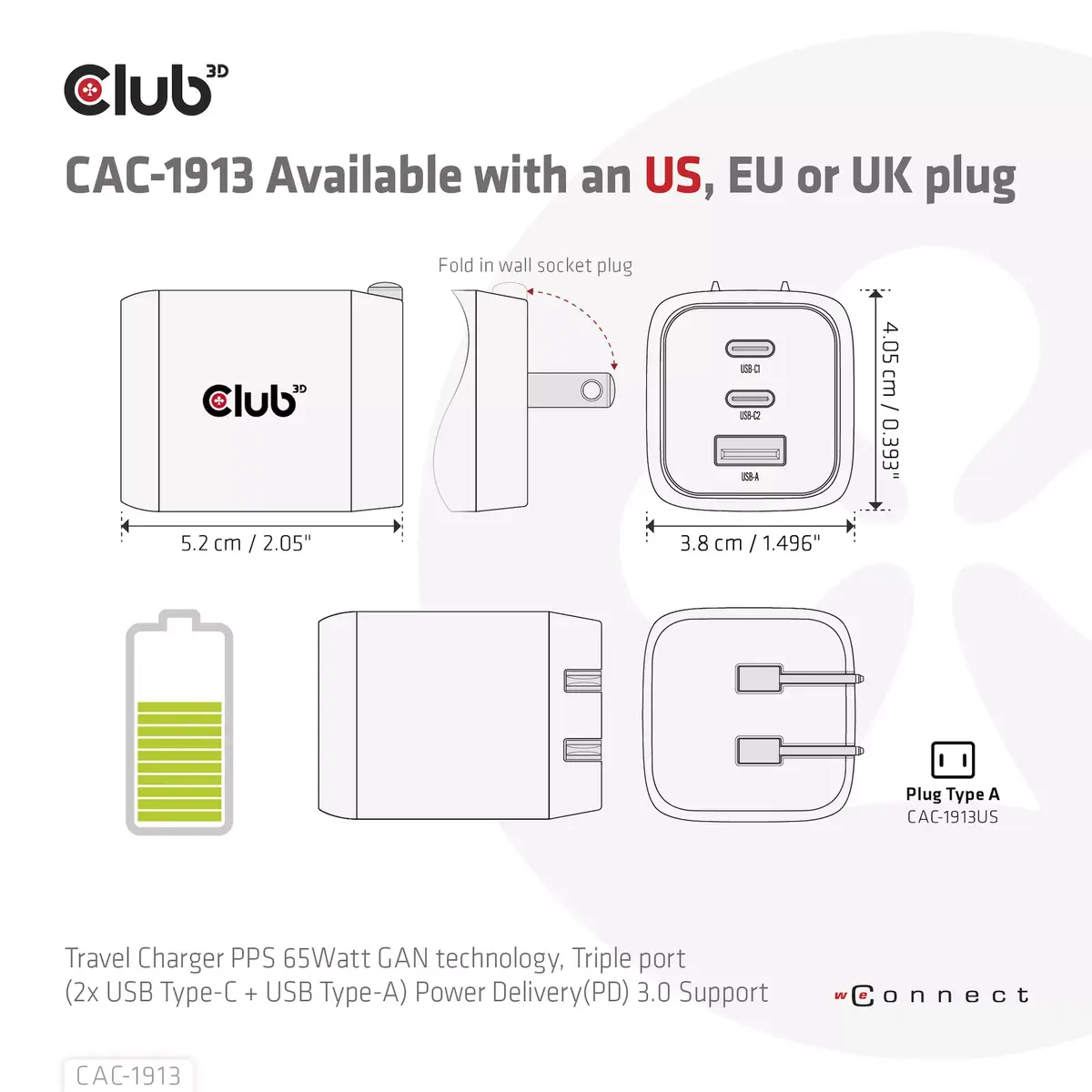 Travel Charger PPS 65Watt Photo 12
