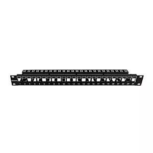 Patch panel SCHRACK HSER0240SP 19 inch 1U 24 keystone ports