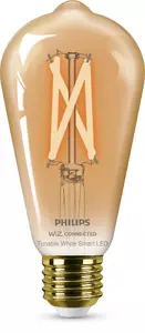 Philips Viedā LED kvēldiega spuldze ST64 E27 bāze 640 lm Wi-Fi Bluetooth Energoefektivitātes klase F