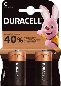 Батарейки Duracell LR14 C щелочные — упаковка 2 шт.