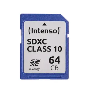 Memory card INTENSO SDXC 64 GB Class 10, 25 MB/s, shock‑ and temperature‑resistant