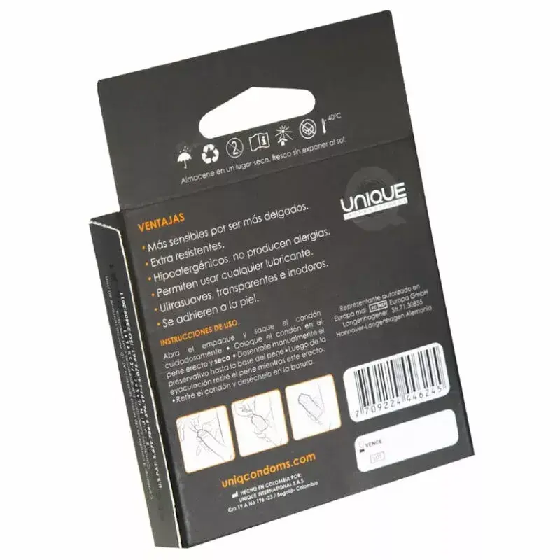 Презервативы Uniq Classic без латекса 3 шт. Photo 2