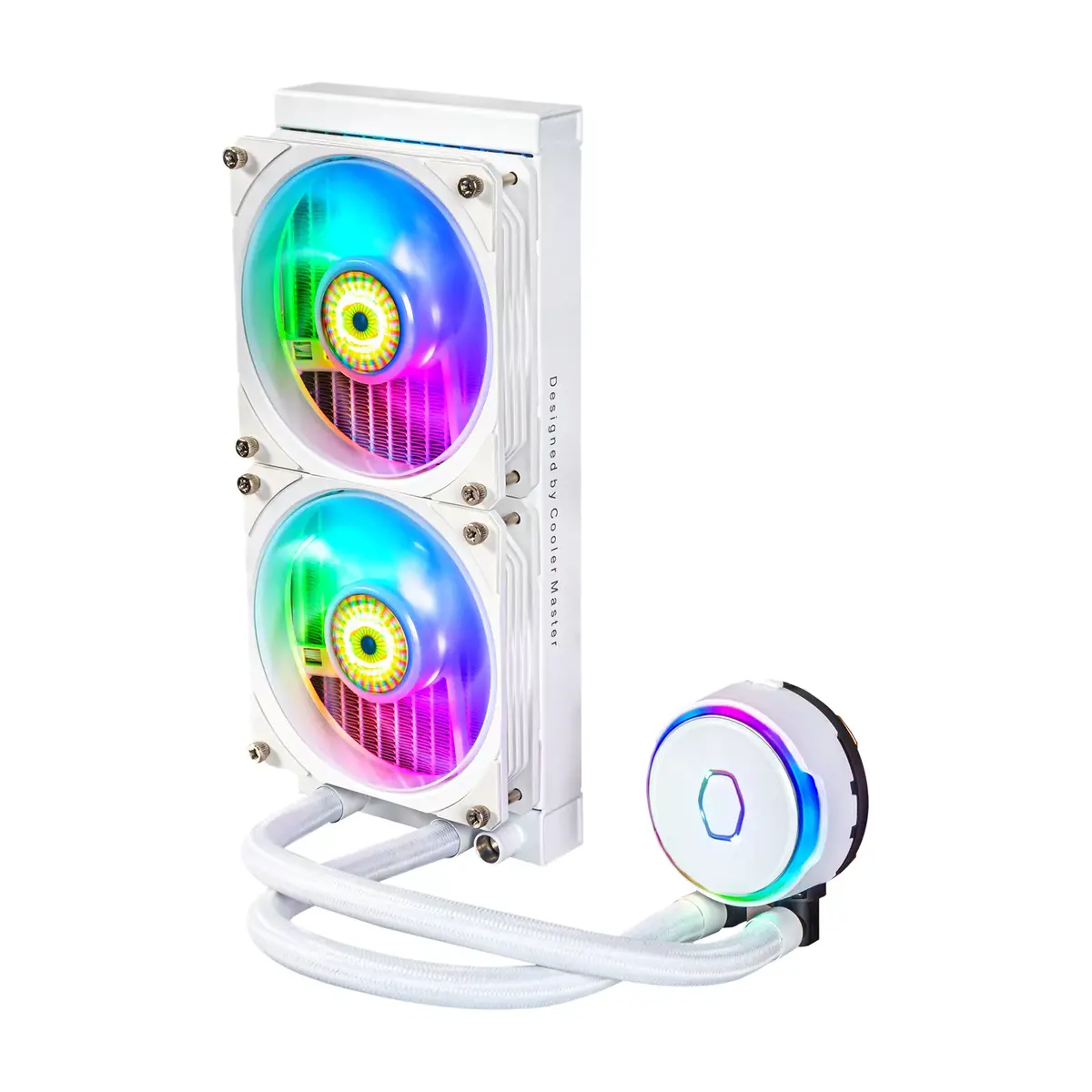 Cooler Master MasterLiquid PL240 Flux White Edition Liquid Cooler Photo 4