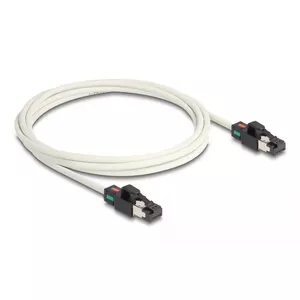 DeLOCK Network Cable RJ45 plug to plug Cat.6A S/FTP 2 m white