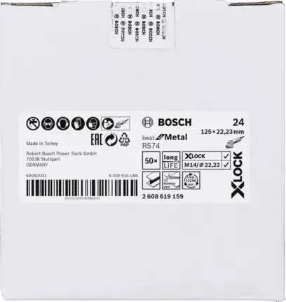 Slīpēšanas disks Bosch 2 608 619 159 Photo 2
