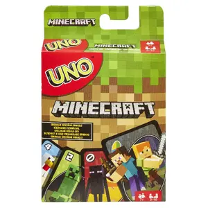 Card Game MATTEL Games UNO Minecraft — family card game, ages 7+