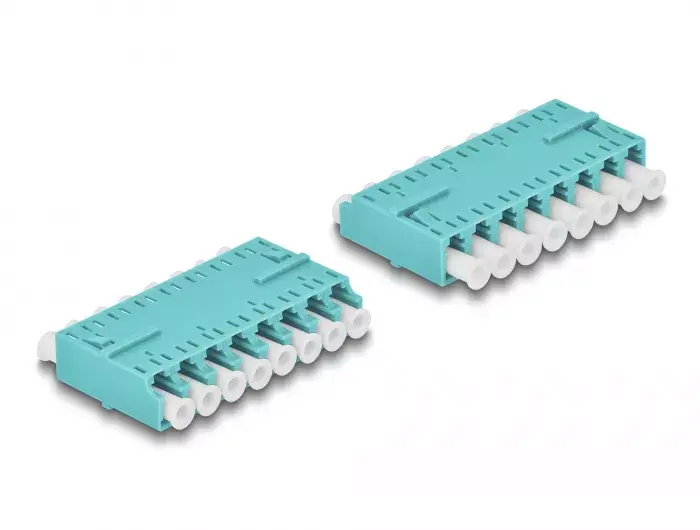 DeLOCK Optical Fiber Coupler HD LC Octuplex Photo 2