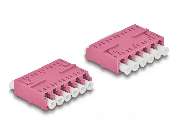 DeLOCK Optical Fiber Coupler HD LC Hexaplex Photo 2