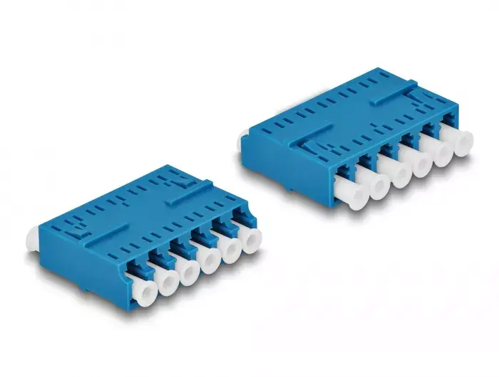 DeLOCK Optical Fiber Coupler HD LC Hexaplex Photo 2