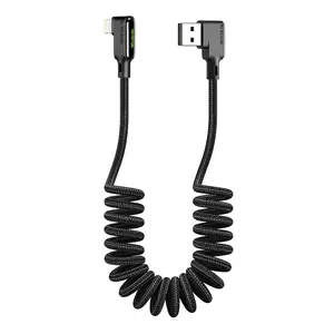 USB to Lightning cable Mcdodo CA-7300 angled 1.8 m black