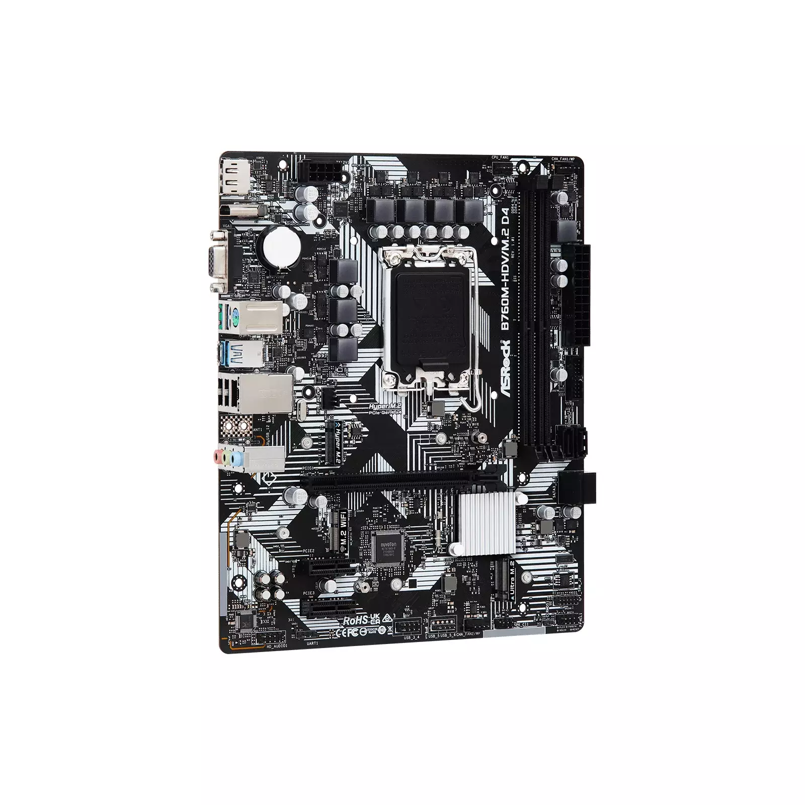 Asrock B760M-HDV/M.2 D4 90-MXBL40-A0UAYZ | AiO.lv