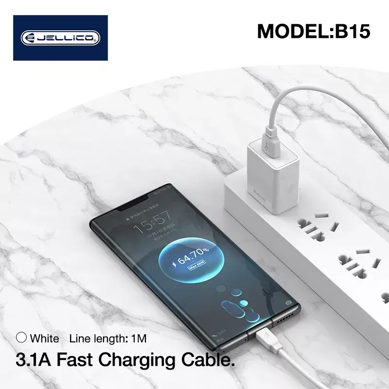 Кабель USB-C Jellico B15 1 м Photo 3