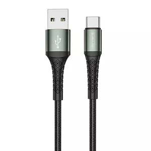 USB-C Charger Cable Jellico B12 2m Nylon Braided Fast Charging 3.1A